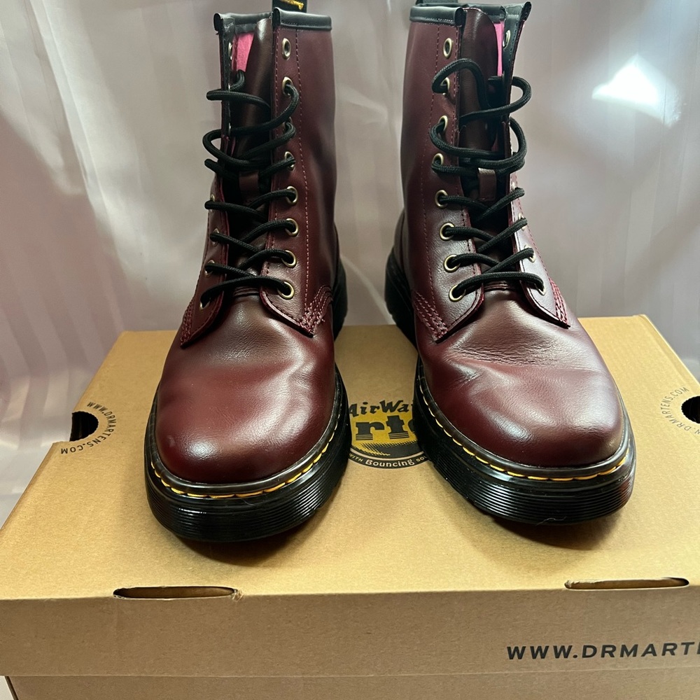 Dr. Martens 1460 SMOOTH leather, cherry red, women size 10 mens size 9